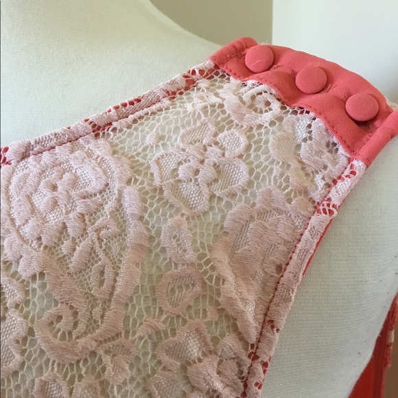 ModCloth Natural Sweetener Coral Sleeveless Blouse - Picture 4 of 13